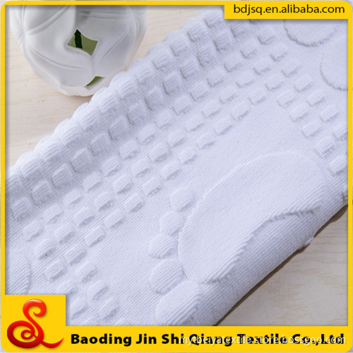 Luxury Five Star Hotel Cotton Bath Mat With Logo, Very Soft Mat Towel